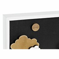 Wanddecoratie DKD Home Decor Wit Bruin Huizen Stads 40 x 3,5 x 20 cm 2