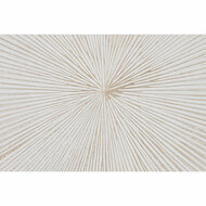 Wanddecoratie Home ESPRIT Wit Modern Verouderde afwerking 89 x 3 x 89 cm 3