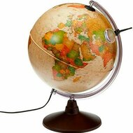 Wereldbol met Licht Nova Rico Marco Polo Multicolour Plastic &Oslash; 26 cm 1