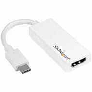 Adapter USB-C naar HDMI Startech CDP2HD4K60W          Wit 1