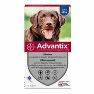 Middel tegen parasieten Advantix Pipetten 25-40 Kg 4 ml 4 Stuks 1