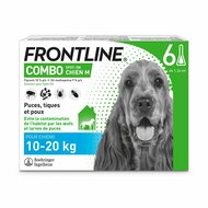 Middel tegen parasieten Frontline Hond 10-20 Kg 1,34 ml 6 Stuks 1