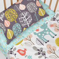 Beddengoedset HappyFriday Moshi Moshi Woodland Multicolour Wieg voor baby&amp;apos;s 2 Onderdelen 5