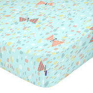 Onderlaken HappyFriday MOSHI MOSHI Blauw Multicolour 60 x 120 x 14 cm 1