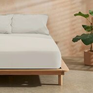 Verstelbaar onderlaken Decolores Liso Beige Bed van 105 Soepel 2