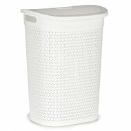 Wasmand Wit Plastic 60 L 43,5 x 57,5 x 34 cm (6 Stuks) 2