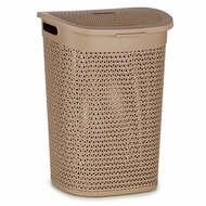 Wasmand Beige Plastic 60 L 43,5 x 57,5 x 34 cm (6 Stuks) 2