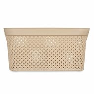 Wasmand Beige Plastic 10 L 24 x 17 x 35 cm (24 Stuks) 3