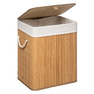 Wasmand 5five Simply Smart Bamboe 50 x 41.5 x 30 cm Wit 2