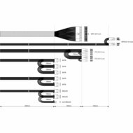 Voedingsbron Akyga AK-B1-700 700 W Bekabeld Zijdelingse ventilatie ATX 3