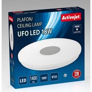 Plafondlamp Activejet AJE-UFO Wit Metaal 18 W 2