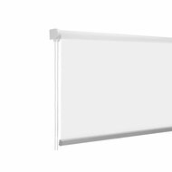 Rolgordijn 180 x 180 cm Wit Stof Plastic (6 Stuks) 4