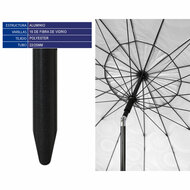 Parasol Paars 220 cm Roestvrij staal Aluminium 2