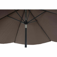 Parasol DKD Home Decor Bruin Zwart Polyester Staal (300 x 300 x 250 cm) 4