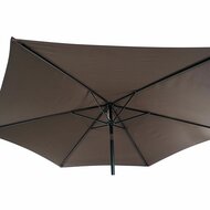 Parasol DKD Home Decor Zwart Bruin Staal 300 x 300 x 250 cm 4