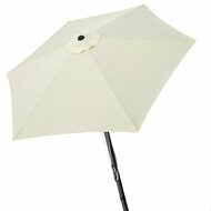 Parasol Aktive 300 x 248,5 x 300 cm Staal Aluminium Cr&egrave;me &Oslash; 300 cm 1