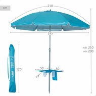 Parasol Aktive Staal Oxford stoffen 210 x 205 x 210 cm 4