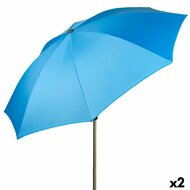 Parasol Aktive 220 x 210 x 220 cm (2 Stuks) 1