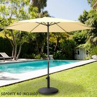 Parasol Aktive D250 Cr&egrave;me &Oslash; 250 cm 2,4 m 2