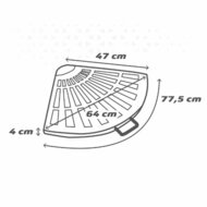 Parasolvoet Aktive Zwart Aluminium Polyresin 47 x 4 x 64 cm 1 Onderdelen 2