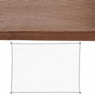 Schaduwdoek Chocolade Polyethyleen 350 x 1 x 500 cm 1