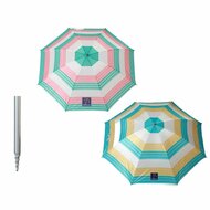 Strandparasol &Oslash; 220 cm Gestreept 1