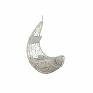 Hangende tuinstoel DKD Home Decor 82 x 75 x 125 cm Metaal Synthetische rotan Lichtgrijs (82 x 75 x 125 cm) 1