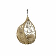 Hangende tuinstoel DKD Home Decor Bruin Beige Lichtbruin Aluminium Synthetische rotan 90 x 70 x 110 cm 100 x 70 x 125 cm (100 x