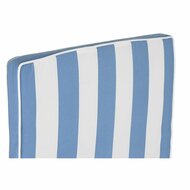 Ligstoelkussen DKD Home Decor Hangmat Wit Hemelsblauw 190 x 60 x 5 cm 4