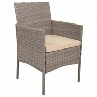 Tafelset met 2 fauteuils Alexandra House Living Grijs 4 Onderdelen 7