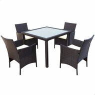 Tafel met vier stoelen Aktive 1