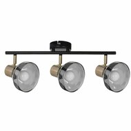 Plafondlamp Activejet AJE-LISA 3P Zwart Gouden Metaal 40 W 1