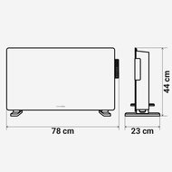 Keramische Splitverwarming voor tegen de Muur Universal Blue 4022-UCPC9910-2 Wit 7