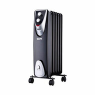 Verwarming EDM 07126 Black Edition Zwart/Gris 1000 W 1