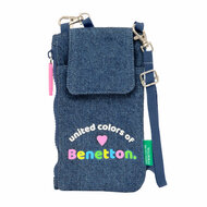 Portemonnee Benetton Denim Zak voor mobiel Blauw 1