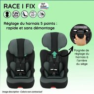 Autostoeltje Nania RACE Zebra ISOFIX 4