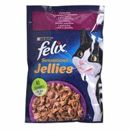 Kattenvoer Purina Felix Sensations Eend Spinazie 85 g 1