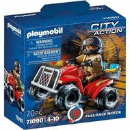 Playset Playmobil City Action Firefighters - Speed Quad 71090 1