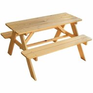 Picknicktafel Fun House 95 x 75 x 53 cm Hout 1