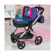 Poppenwagen Reig Stule Pram Marineblauw 63 cm 2