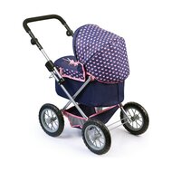 Poppenwagen Reig Trendy Royal Special Version Blauw Roze 45 cm 2