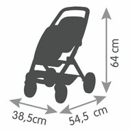 Poppenwagen Smoby Maxi-Cosi Twin 64 cm 2