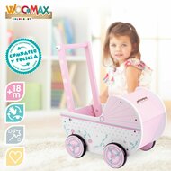 Poppenwagen Woomax Roze 39 x 46 x 26,5 cm 3