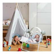 Schommelstoel Chicco Relax &amp; Play Swing Grijs Wit 2