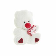 Knuffel DKD Home Decor Wit Rood Plastic Kinderen 17,5 x 15 x 20 cm 1