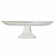 Dinerbord Home ESPRIT Transparant Gouden Kristal 29 x 29 x 9,2 cm 3