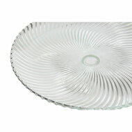 Dinerbord Home ESPRIT Transparant Kristal 31 x 31 x 9,5 cm 2