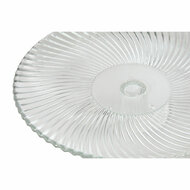 Dinerbord Home ESPRIT Transparant Kristal 26 x 26 x 8 cm 2