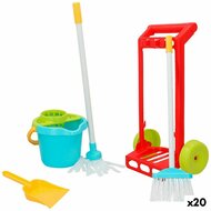 Schoonmaakwagen met accessoires Colorbaby 5 Onderdelen Speelgoed 24,5 x 43,5 x 15 cm (20 Stuks) 1