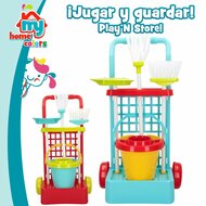 Schoonmaakwagen met accessoires Colorbaby Speelgoed 5 Onderdelen 30,5 x 55,5 x 19,5 cm (12 Stuks) 3